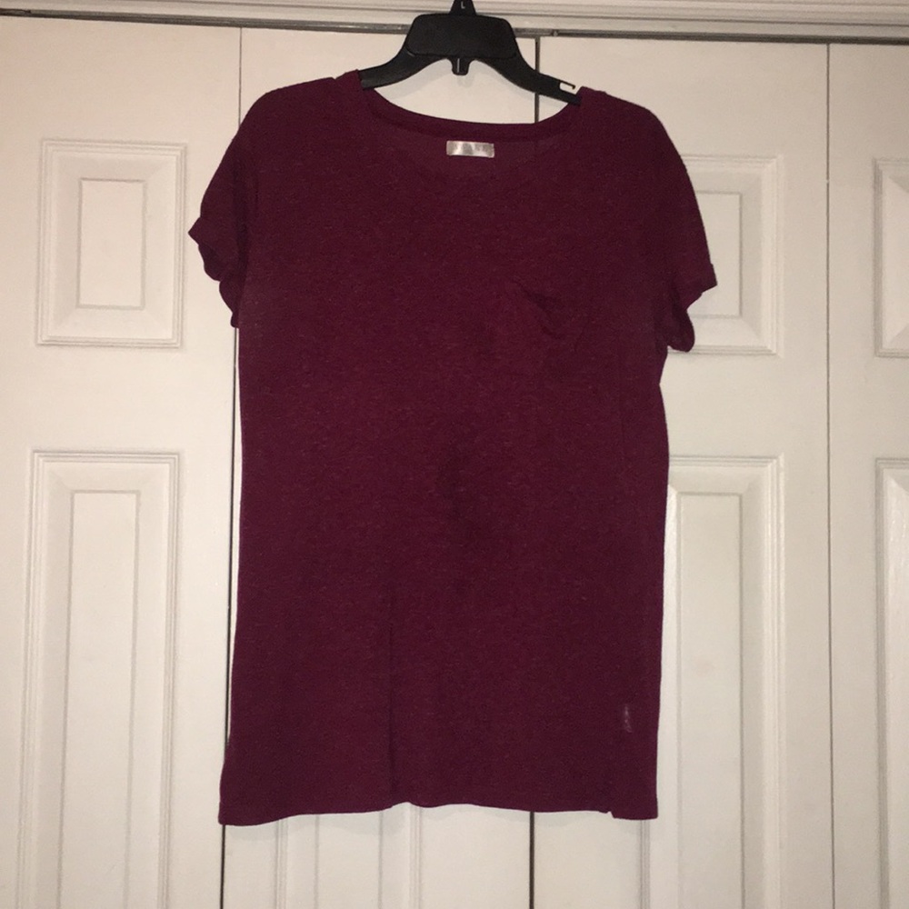 Burgundy casual shirt